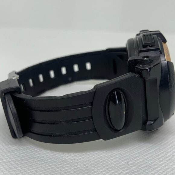 Lavaredo men digital watch black tone 44mm day date alarm chrono running - Picture 6 of 7